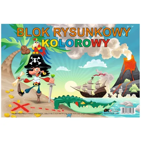 Blok rysunkowy A4 kolorowy